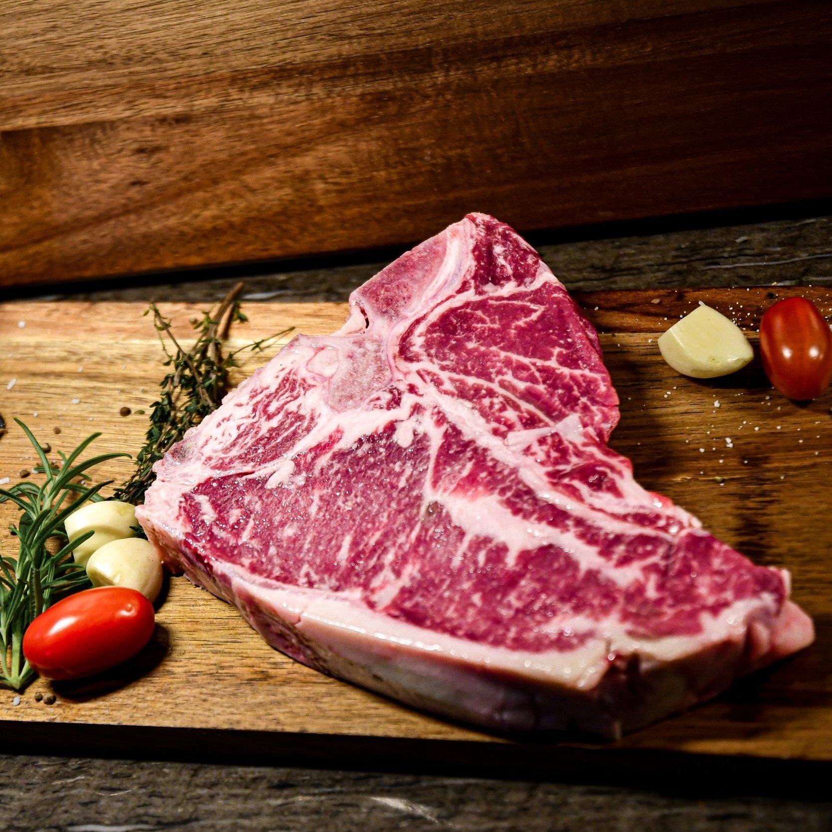 T-Bone Steak (2 Pack) — Stacked Two Steaks